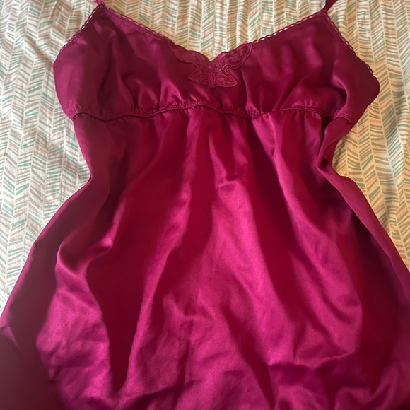 Aerie Burgundy Sleepwear Set - Picture 2 of 4